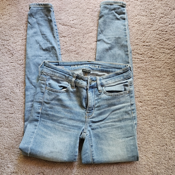 American Eagle Jeggings size 0 Reg EUC - Picture 3 of 6